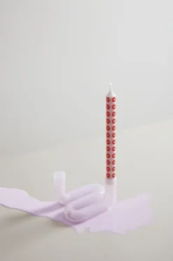 CANDLES OCHRE/ROSE