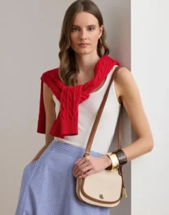 Canvas Medium Marcy Crossbody Bag