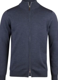 Cardigan Knitted Fullzip Merino Wool