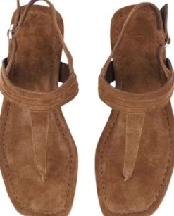 CARINI - SOFT LEATHER SANDAL / RUBBER SOLE