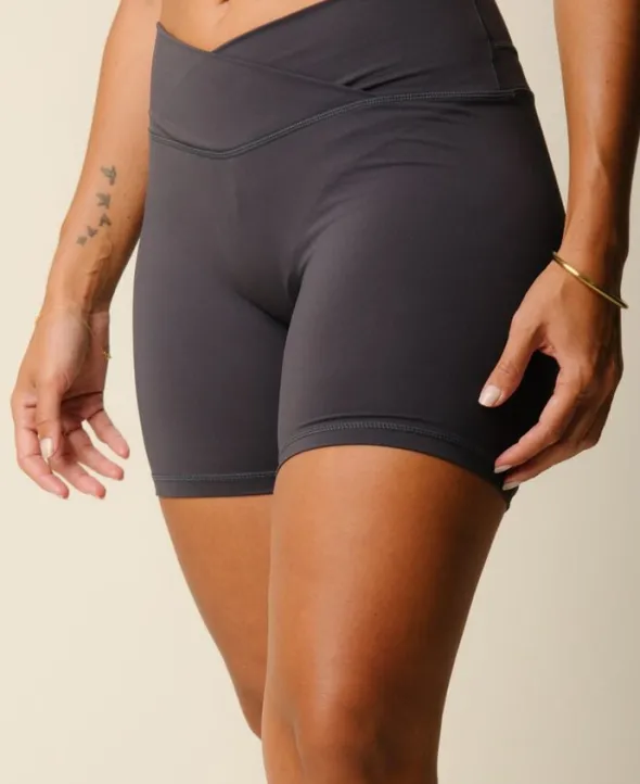 Cartel x Align by Blume support shorts - Charcoal