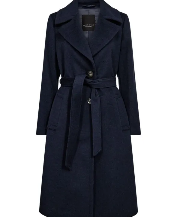 Cashmere Coat W - Clareta Belt Midi