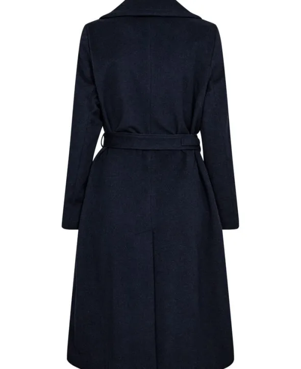 Cashmere Coat W - Clareta Belt Midi