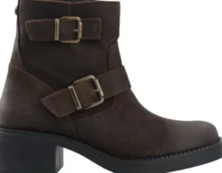 CASRIKKE Biker Boot W. Inside Zip Vintage Suede