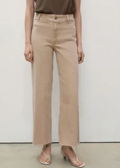 Catherin culotte high-rise cotton jeans