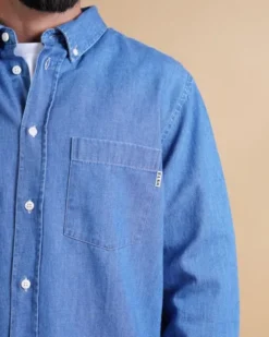 CHAMBRAY MEN'S BD SHIRT