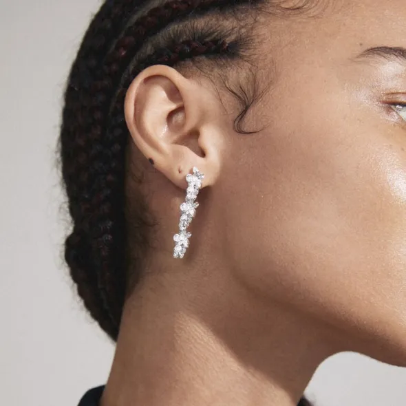 CHARMAINE recycled earrings silver-plated