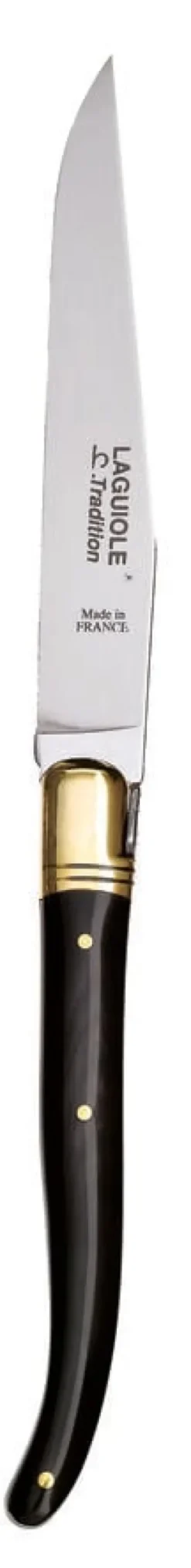 CHL Steakkniv Sort Horn/ME-1
