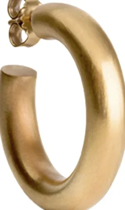 Chunky Hoop, Gold-plated Sterling silver