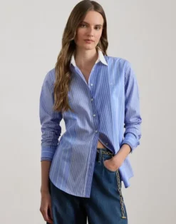 Classic Fit Striped Broadcloth Shirt