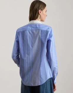 Classic Fit Striped Broadcloth Shirt