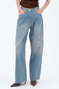 COCOON DENIM PANTS