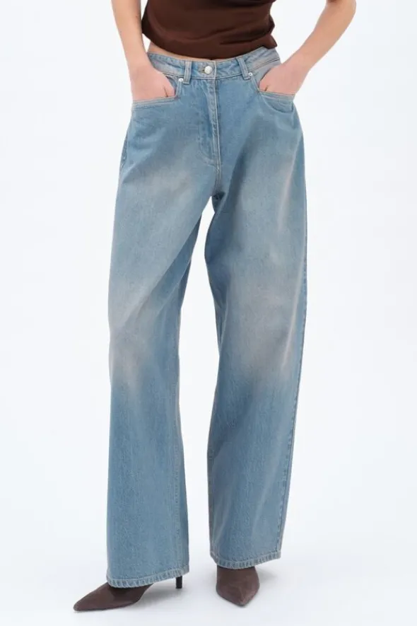 COCOON DENIM PANTS