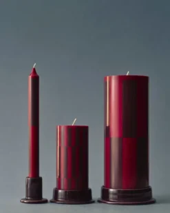 Column Candle-Small-Wine and bordeaux