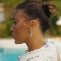 Contrast Stud Earrings