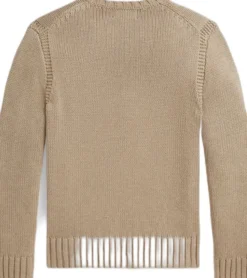 Contrast-Trim Iconic Flag Sweater