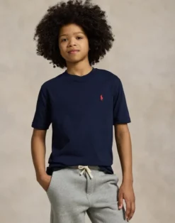Cotton Jersey Crewneck Tee KIDS