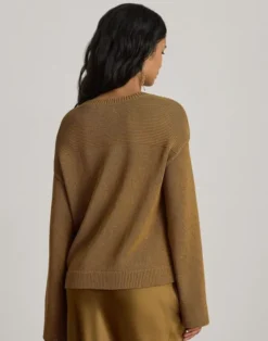 Cotton-Blend Crewneck Sweater