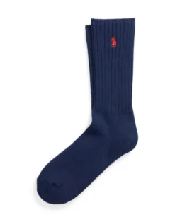 Cotton-Blend Crew Socks