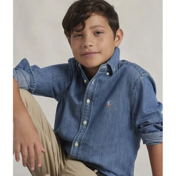 Cotton Chambray Shirt KIDS