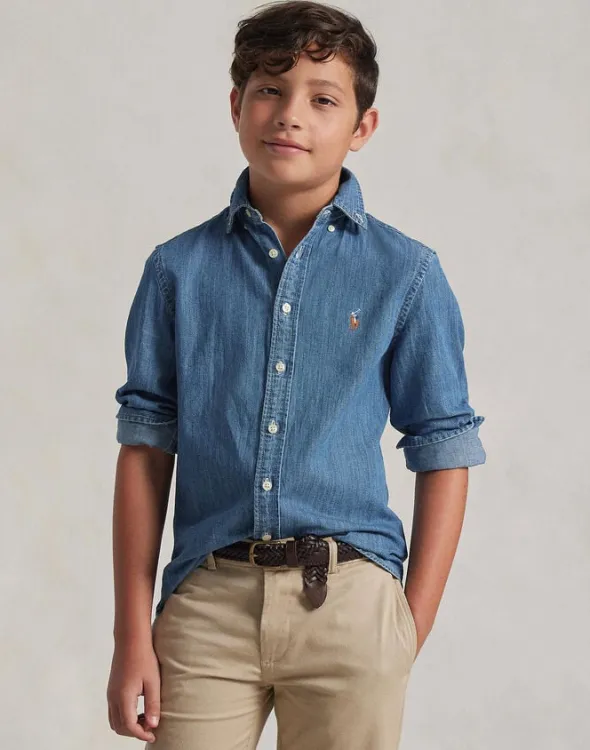 Cotton Chambray Shirt KIDS