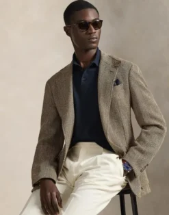 Cotton Polo-Collar Sweater