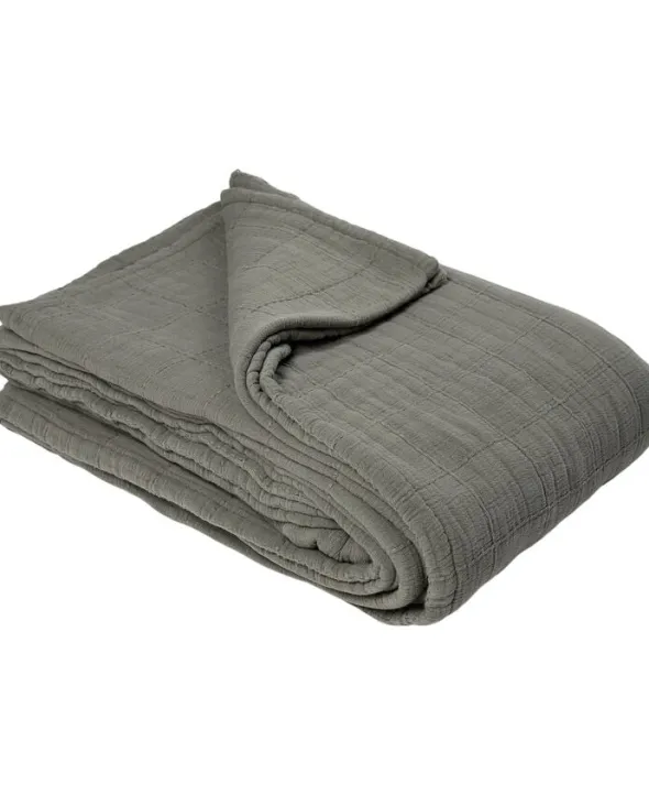 Cozy bedspread stonewashed