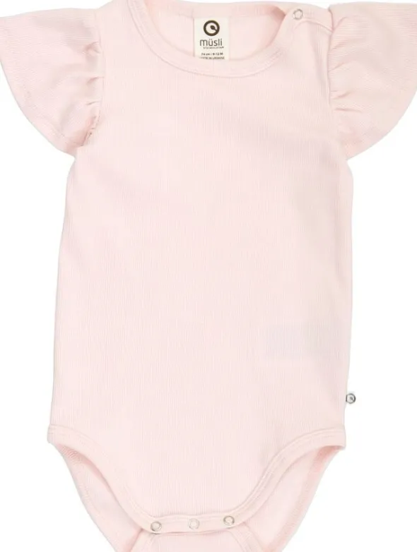 Cozy me rib frill s/s body