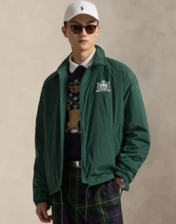 Crest-Print Coach’s Jacket