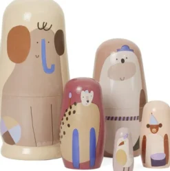 Critter Nesting Dolls - Multi