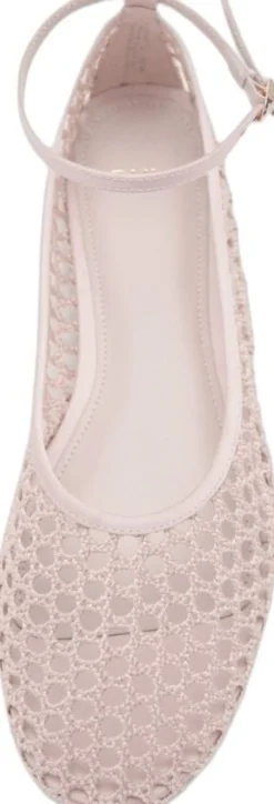 Crocheted ballet flats