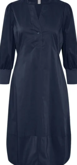 CUANTOINETT 3/4 SLEEVE DRESS