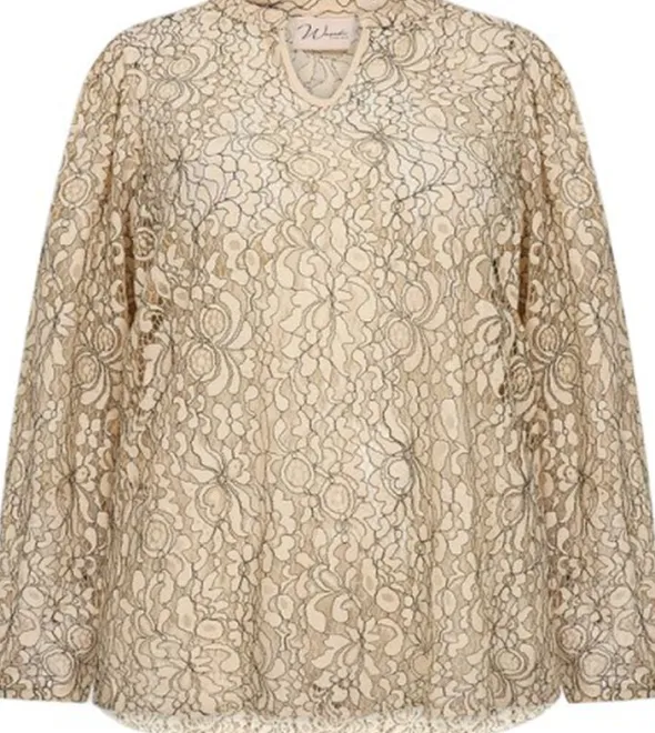Curvy WA-KILA 1 Bluse Sand