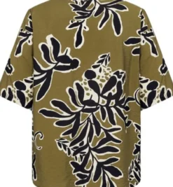Curvy WA-LINNEA 1 Bluse Oliven