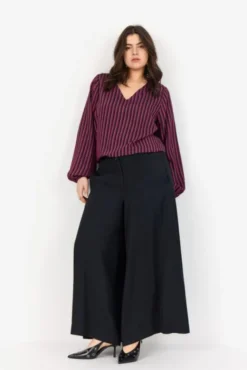 Curvy WA-NICHOLE 1 Bluse Bordeaux