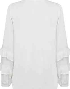 Curvy WA-SIA 38 Bluse Hvid