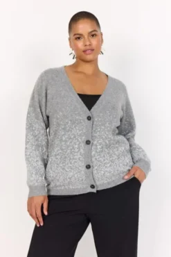 Curvy WA-SYLVA 2 Cardigan Lys grå