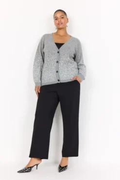 Curvy WA-SYLVA 2 Cardigan Lys grå