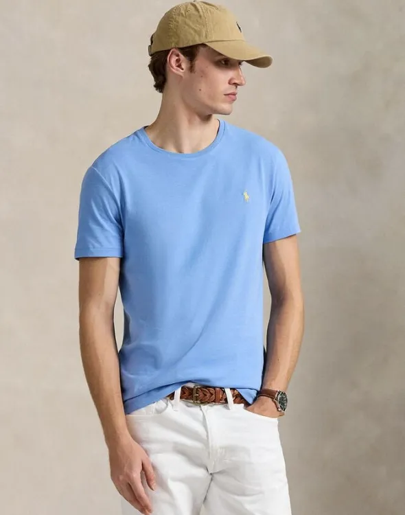 Custom Slim Fit Jersey Crewneck T-Shirt