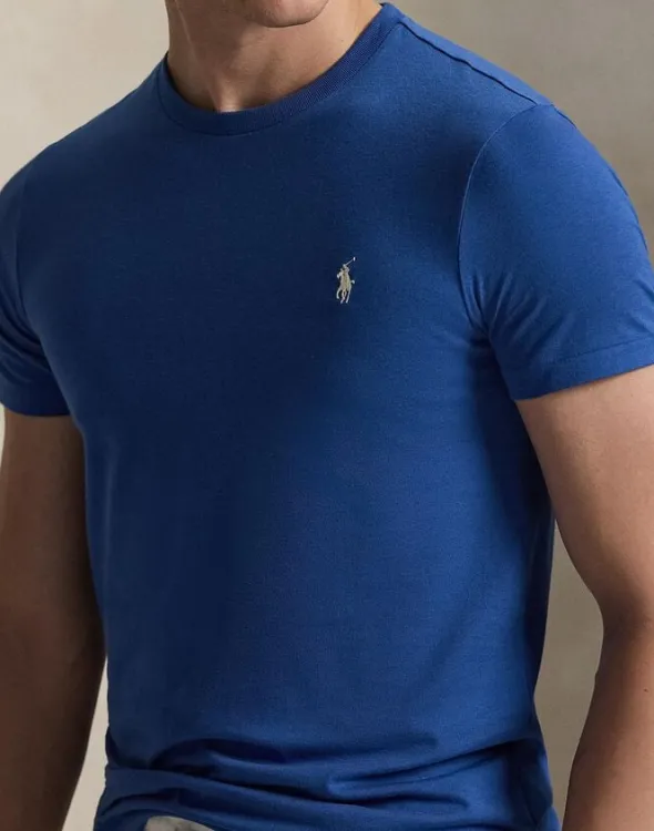 Custom Slim Fit Jersey Crewneck T-Shirt