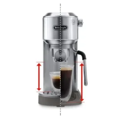 Dedica EC890 Duo espressomaskin, metal