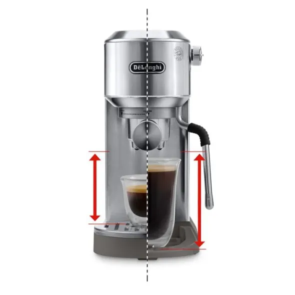 Dedica EC890 Duo espressomaskin, metal