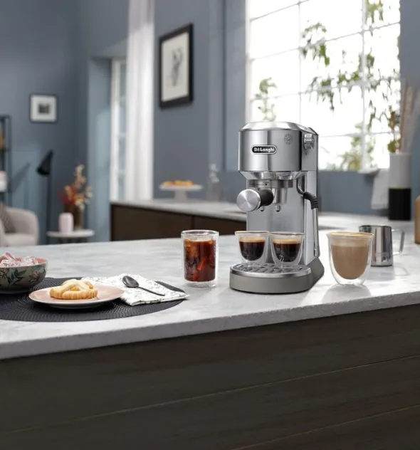 Dedica EC890 Duo espressomaskin, metal