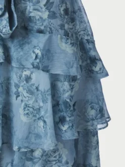 Denila Crepe Print Dress