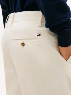 Denton Micro Print Straight Leg Chinos