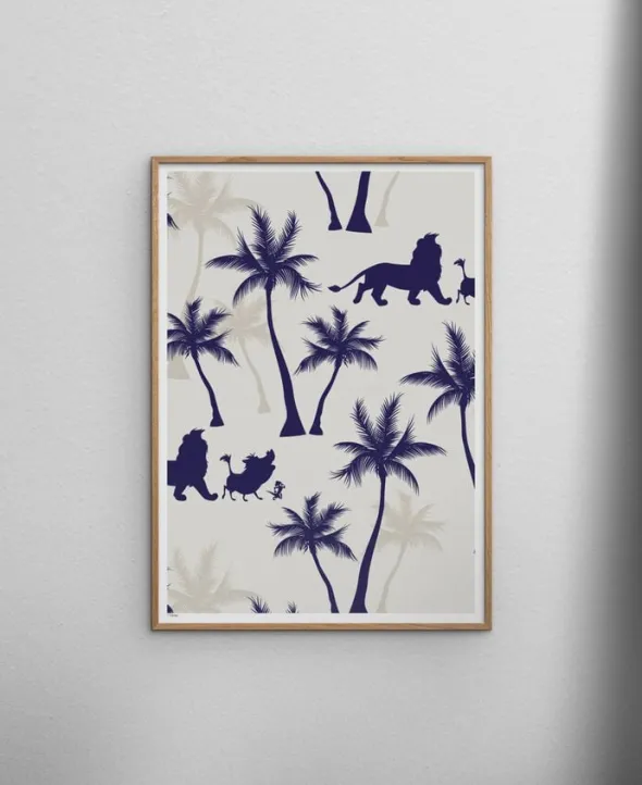 Disney Ð The Lion King Blue Palms