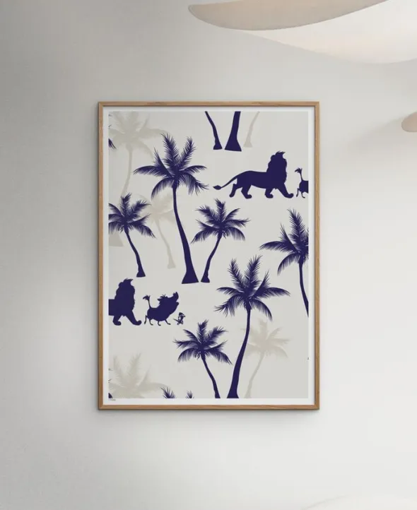 Disney Ð The Lion King Blue Palms