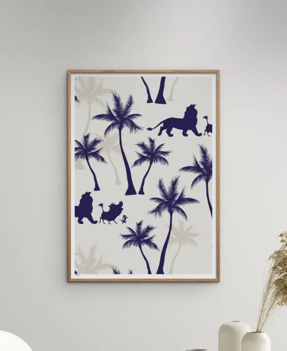 Disney Ð The Lion King Blue Palms