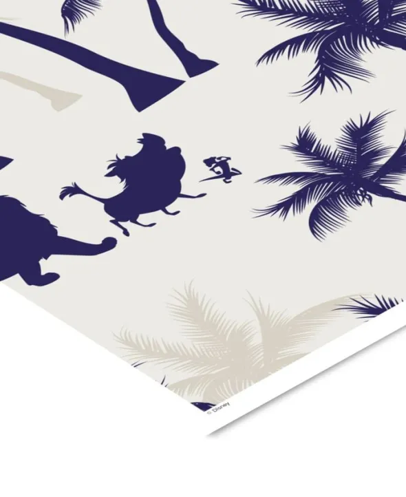 Disney Ð The Lion King Blue Palms