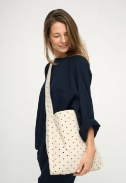 dotted cross body bag